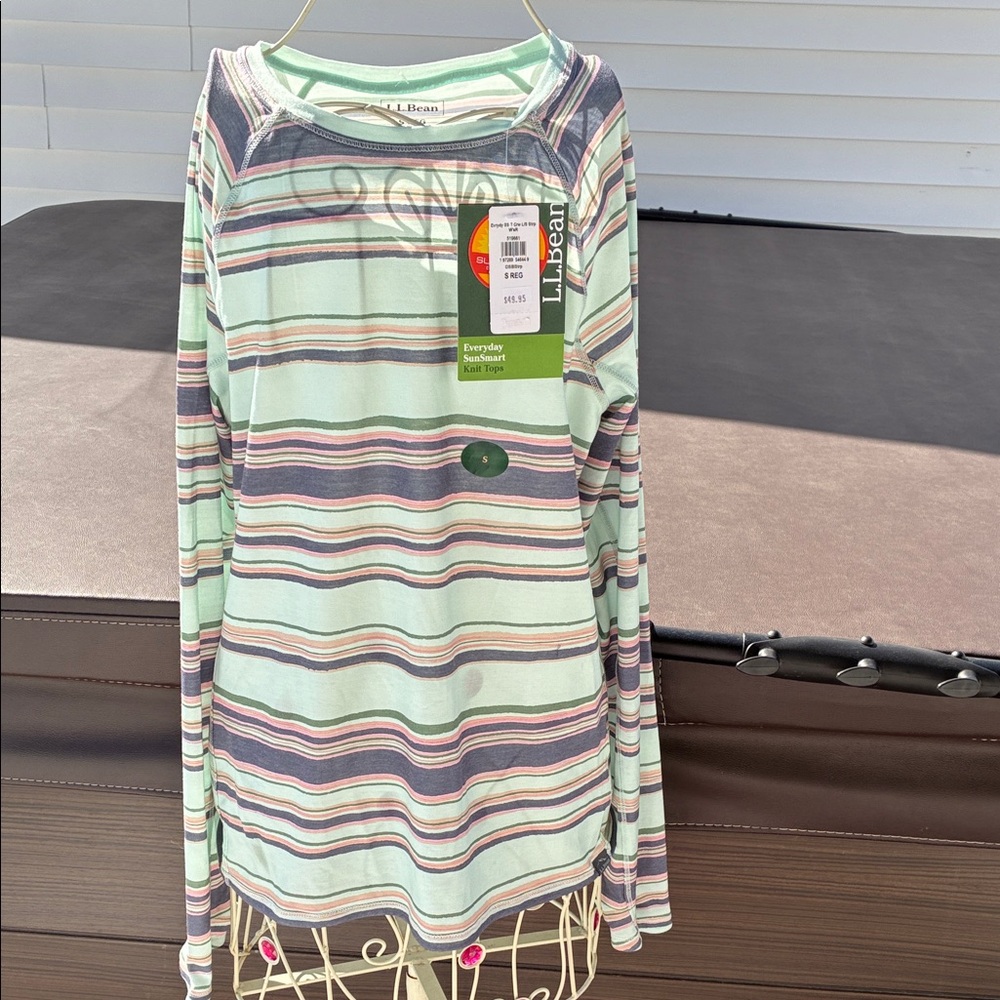 L.L. Bean Multicolor Striped Top